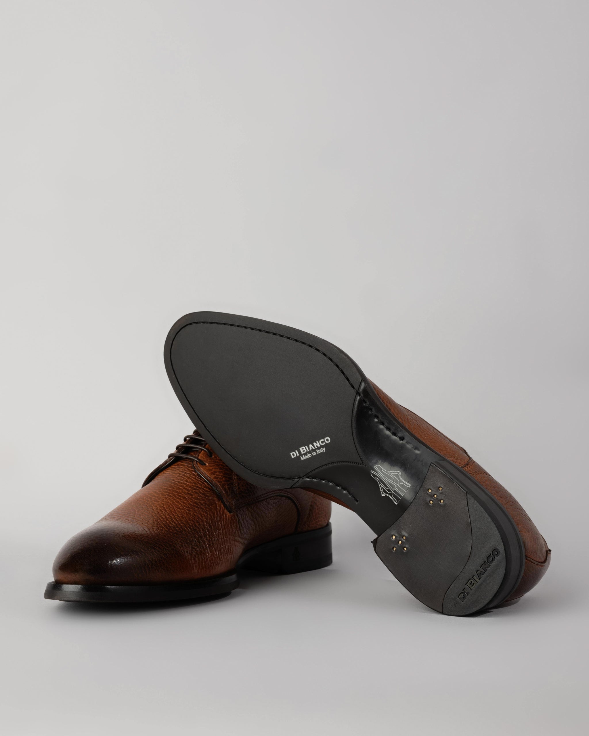 Di Bianco NWB Derby Dress Shoes Size 9 US in Brown Leather Made in Italy Di Bianco NWB Derby Dress Shoes Size 42 (US 9) in Brown  main image 4