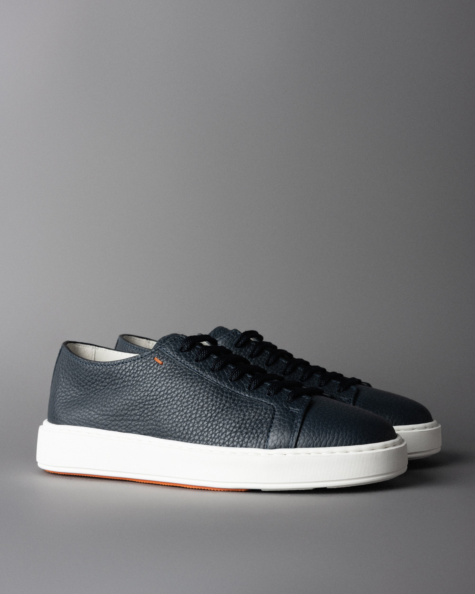 Tumbled Leather Sneaker – Henry Singer