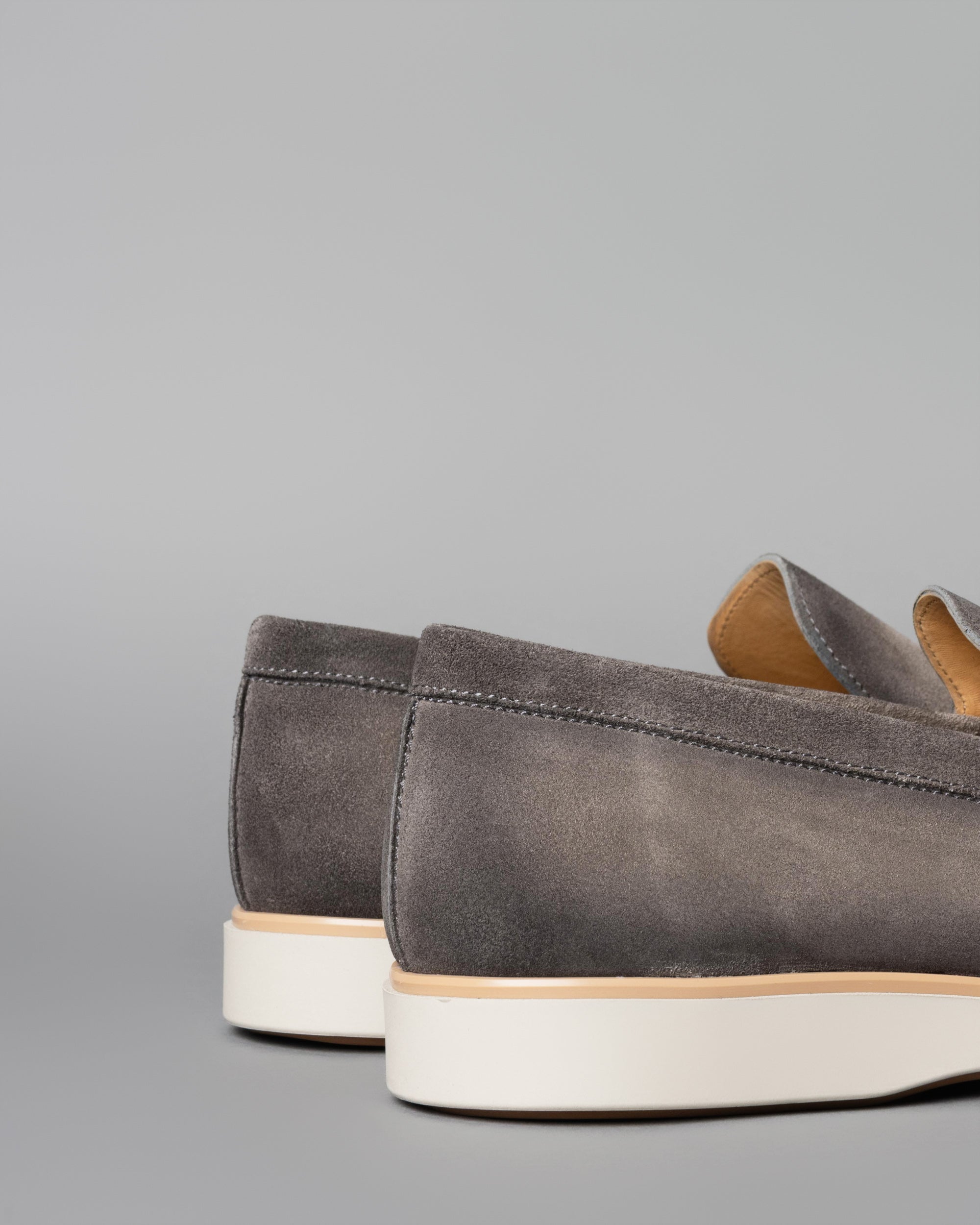 Magnanni Lourenco Hybrid Apron Toe Gray Suede Men\'s Loafers Size 10 1/2 ( US) Lourenco Men main image 2