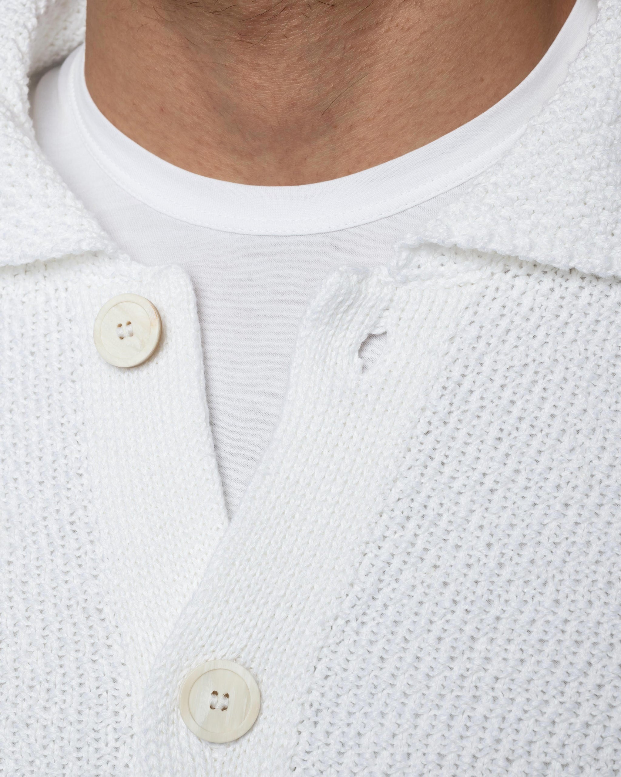 Moss Stitch Shirt Jacket – Henry Singer