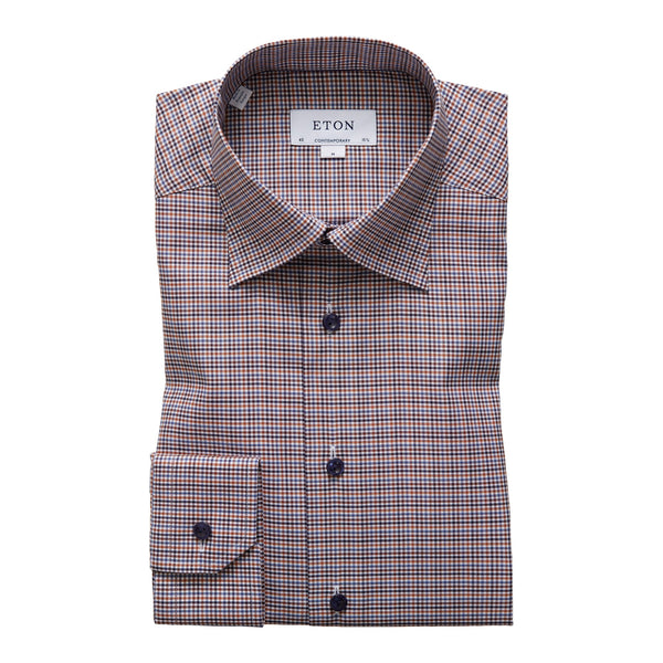 Contemporary Fit - Checked Twill Shirt