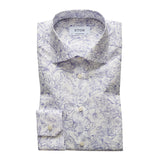 Contemporary Fit - Flower Print Poplin Shirt