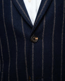 Striped Single-Breasted Jacket