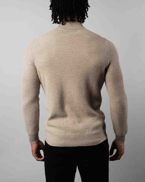 Micro Cable Turtleneck