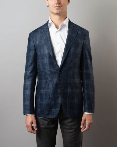 Knitted Single-Breasted Blazer