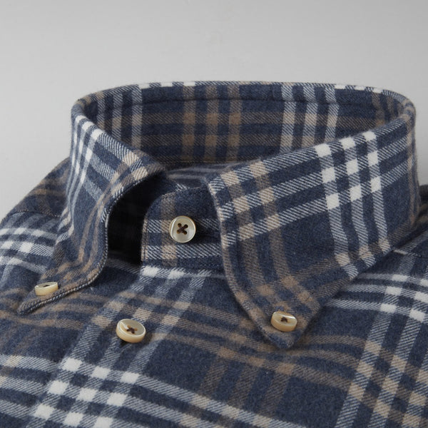 Slimline - Checked Flannel Shirt