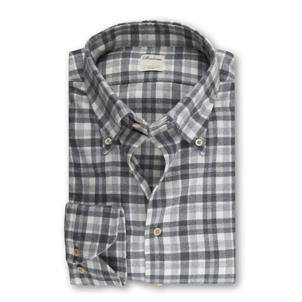Slimline - Casual Checked Flannel Shirt