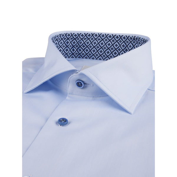 Slimline - Contrast Detail Twill Shirt