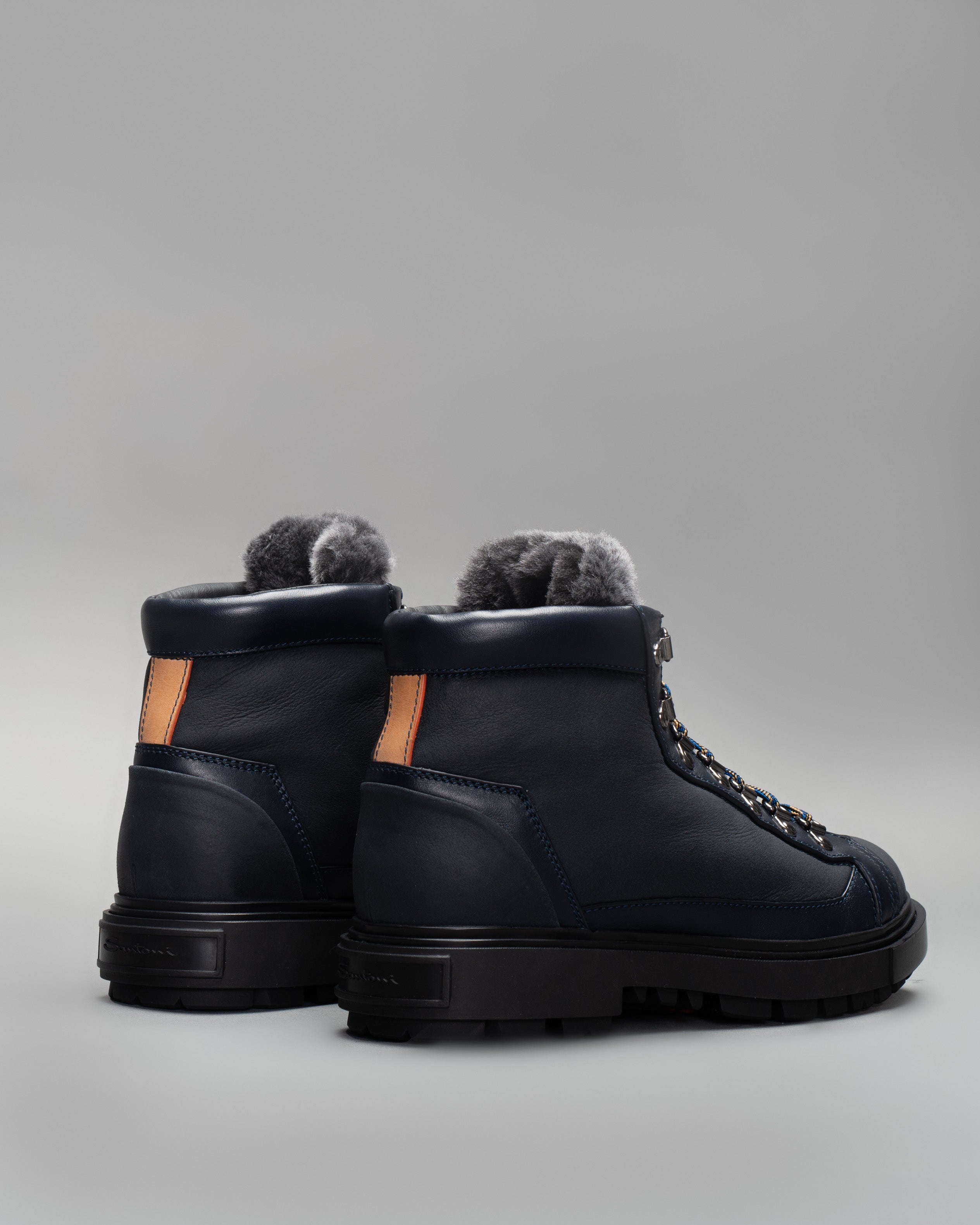 Leather Lace-Up Boot – Henry Singer