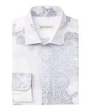 Jacquard Shirt with Paisley Details