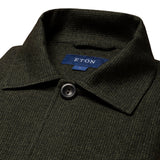 Houndstooth Cotton-Wool-Cashmere Flannel Overshirt