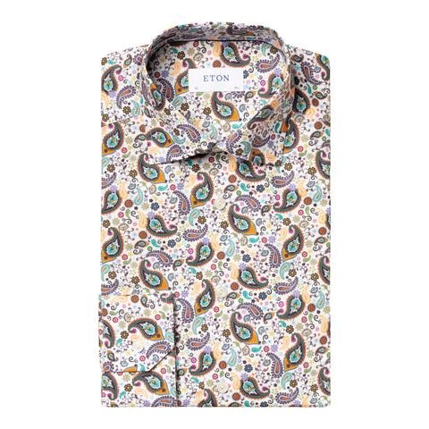 Slim Fit - Dobby Pattern Shirt