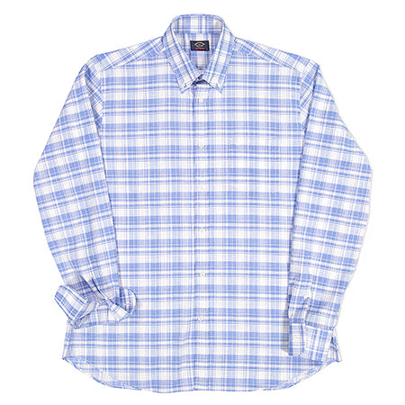 Fitted Body - Contrast Houndstooth Shirt