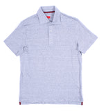Linen Short-Sleeve Polo Shirt