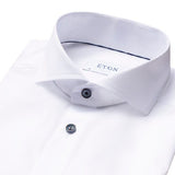 Solid Color Shirt With Contrasting Buttons