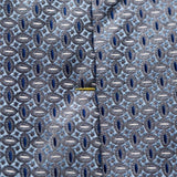Zic-Zac Ovals Woven Silk Tie